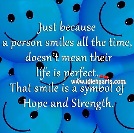 Smile Doesn T Mean Happy Quotes - KibrisPDR