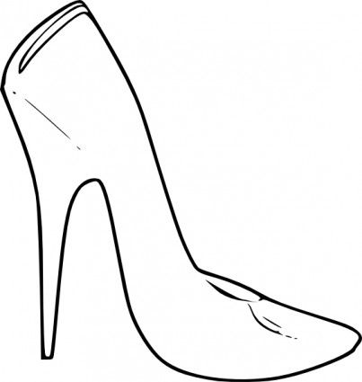 Detail Women Shoes Clipart Nomer 39