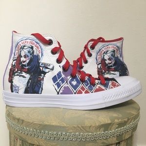 Detail Womens Harley Quinn Converse Nomer 19