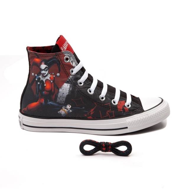 Detail Womens Harley Quinn Converse Nomer 4