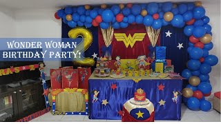 Detail Wonder Woman Balloon Garland Nomer 20