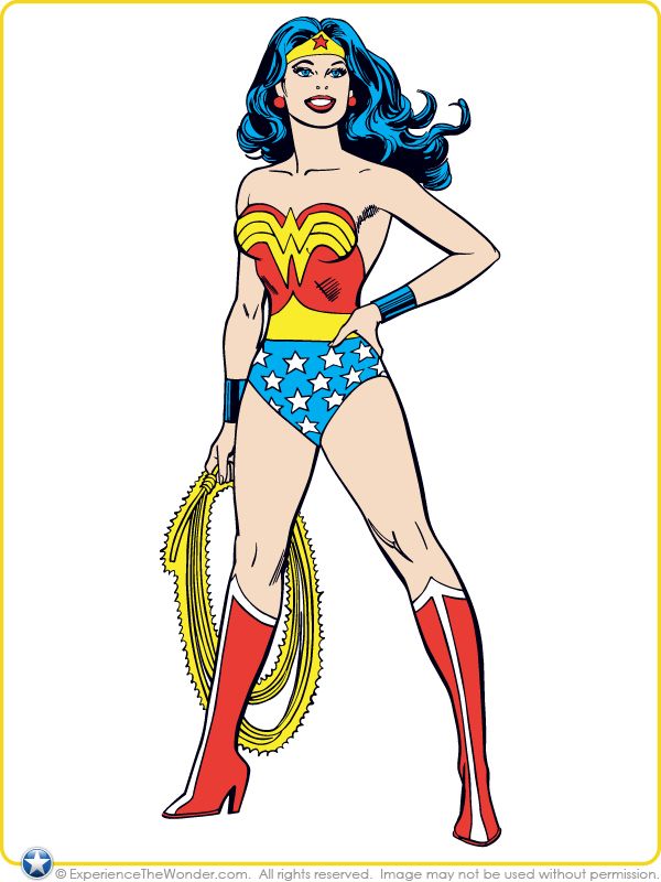 Detail Wonder Woman Clipart Free Nomer 14