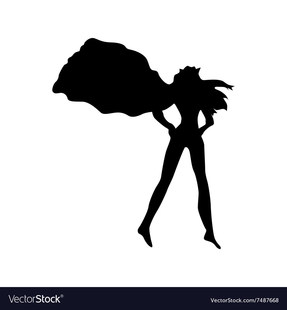 Detail Wonder Woman Silhouette Vector Nomer 13