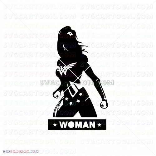 Detail Wonder Woman Silhouette Vector Nomer 14