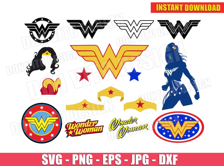 Detail Wonder Woman Silhouette Vector Nomer 17