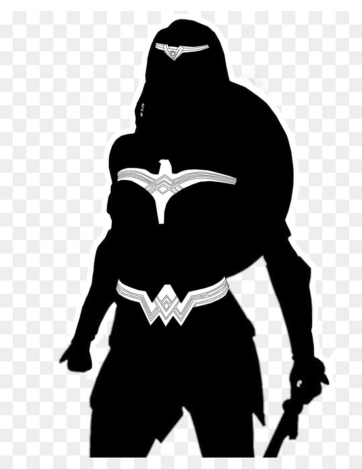 Detail Wonder Woman Silhouette Vector Nomer 20