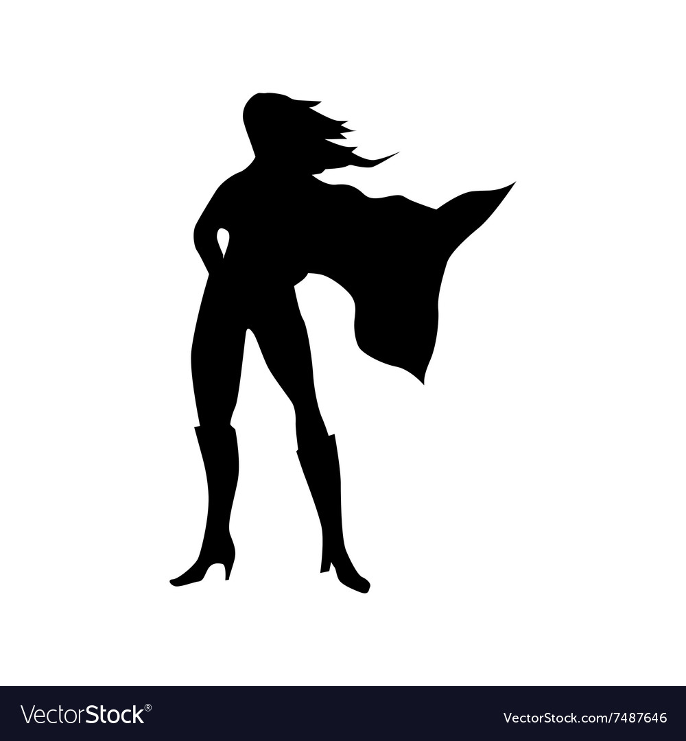 Detail Wonder Woman Silhouette Vector Nomer 21