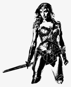 Detail Wonder Woman Silhouette Vector Nomer 22