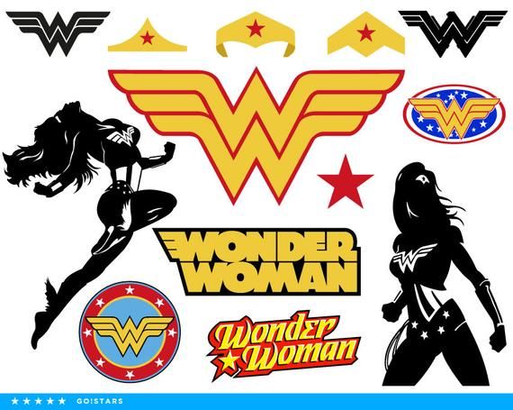 Detail Wonder Woman Silhouette Vector Nomer 23