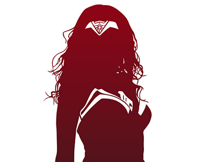 Detail Wonder Woman Silhouette Vector Nomer 28