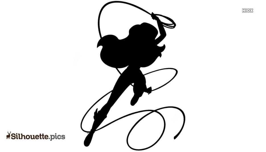 Detail Wonder Woman Silhouette Vector Nomer 35