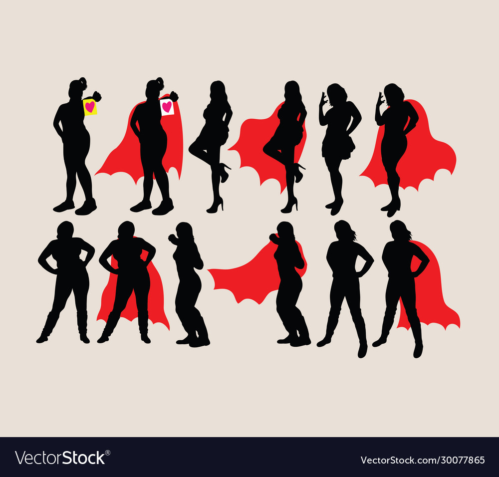 Detail Wonder Woman Silhouette Vector Nomer 36