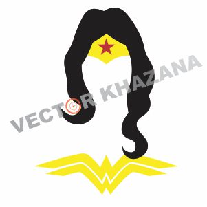 Detail Wonder Woman Silhouette Vector Nomer 50