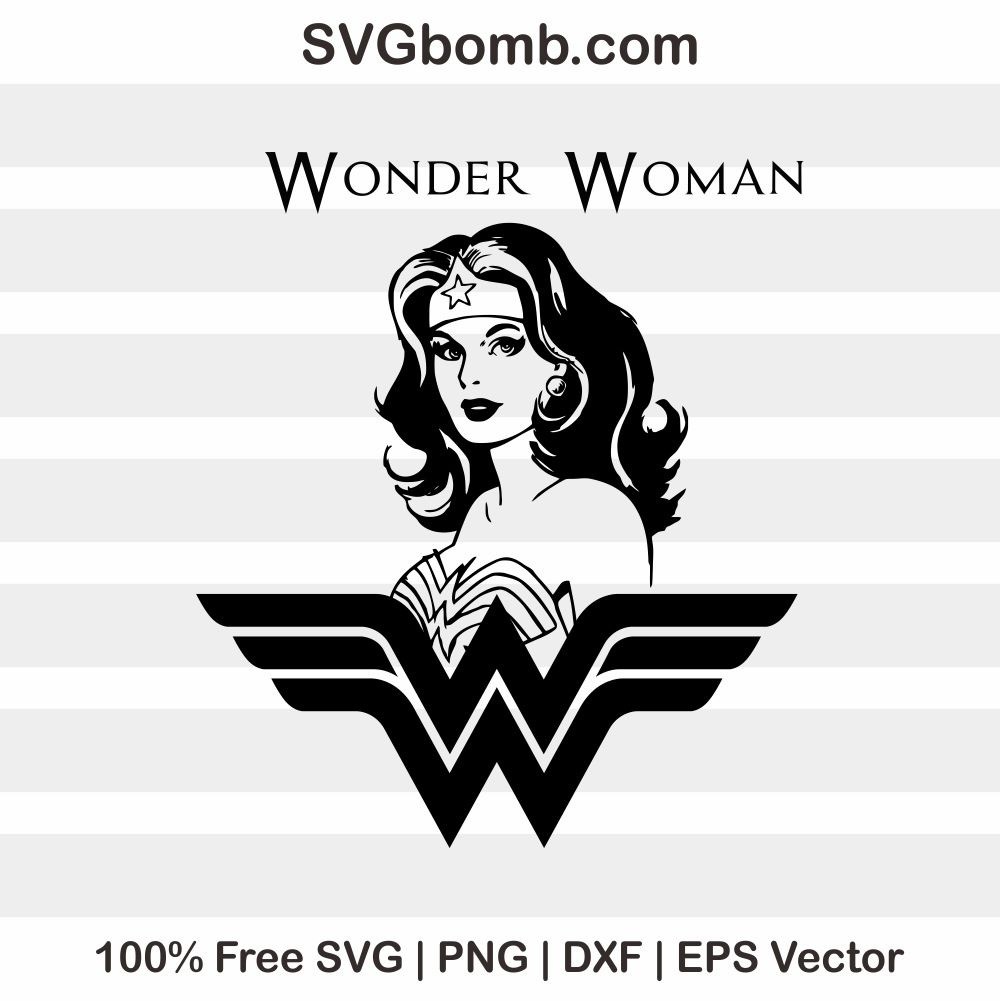 Detail Wonder Woman Silhouette Vector Nomer 7