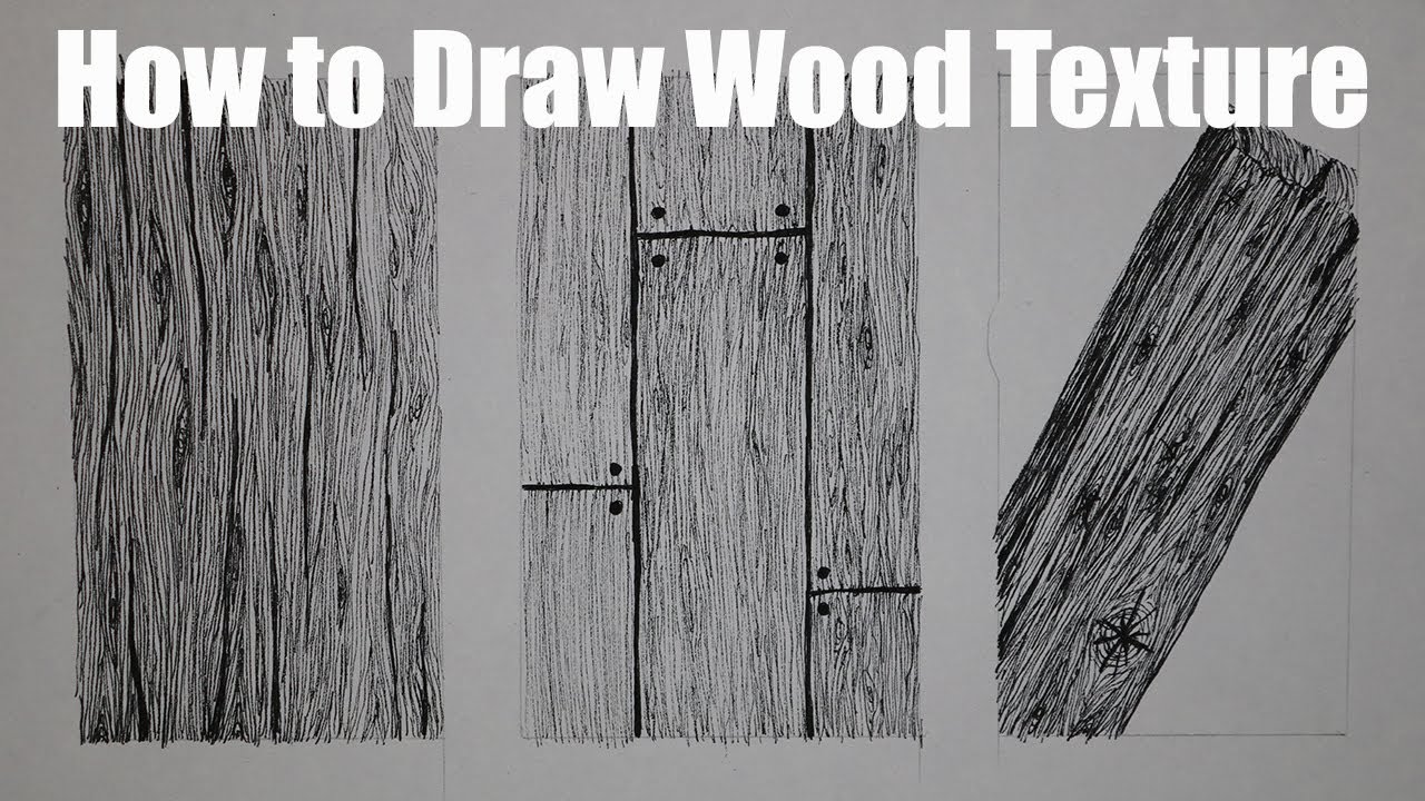 Detail Wood Texture Sketch Nomer 13