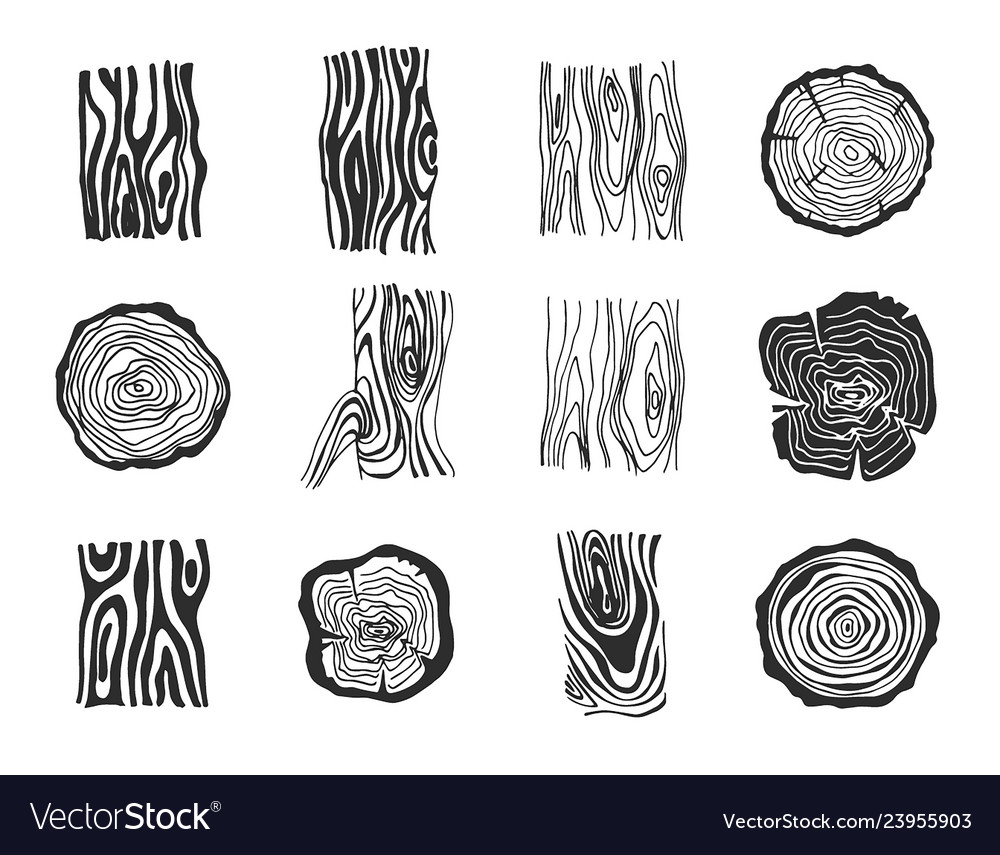 Detail Wood Texture Sketch Nomer 21