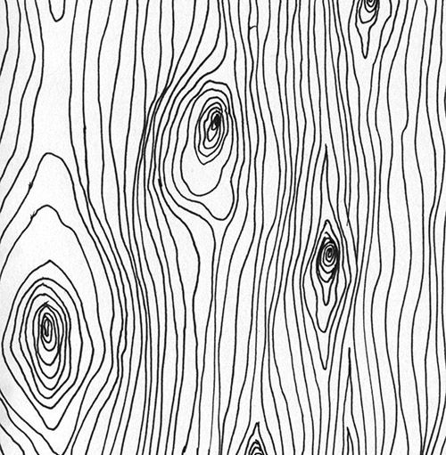 Detail Wood Texture Sketch Nomer 5