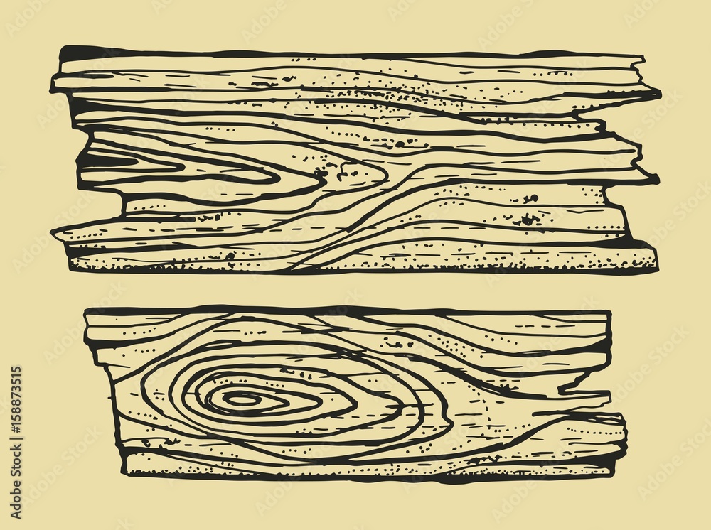 Detail Wood Texture Sketch Nomer 40