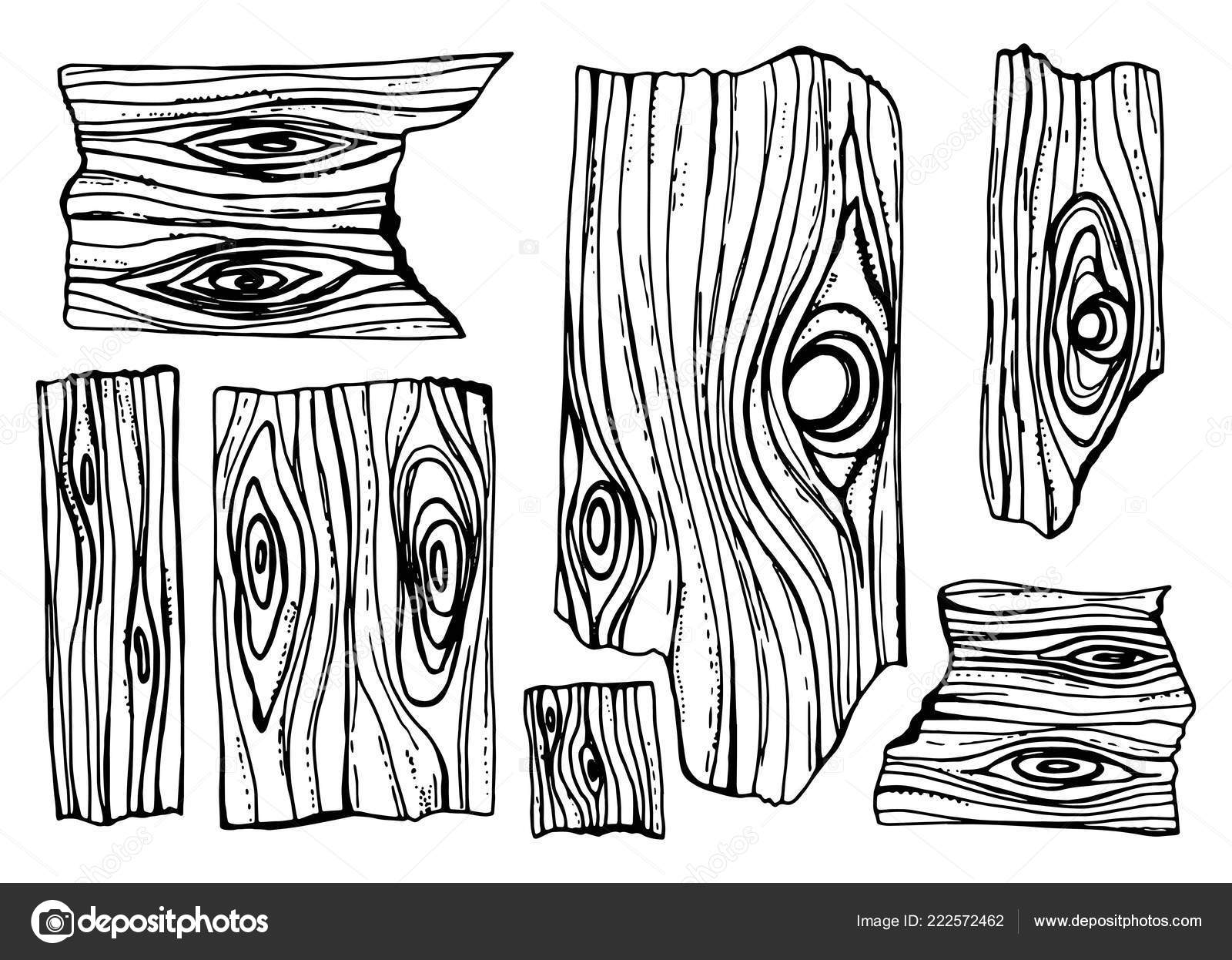 Detail Wood Texture Sketch Nomer 43