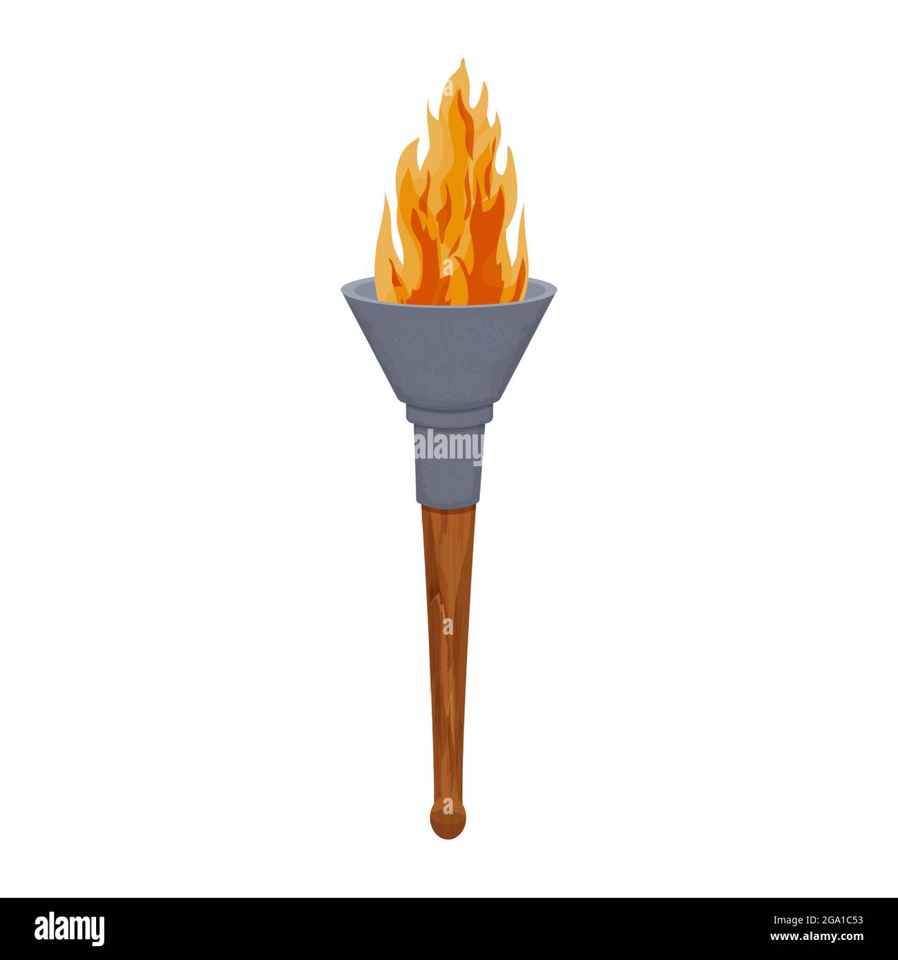 Detail Wooden Fire Torch Nomer 39