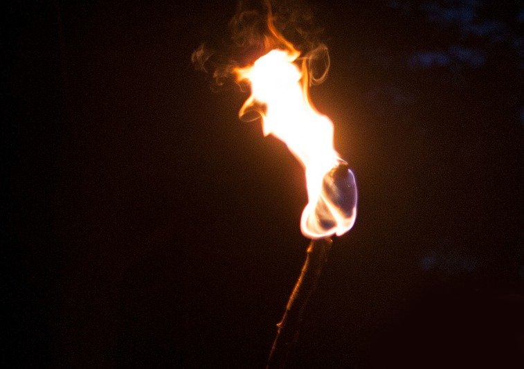 Detail Wooden Fire Torch Nomer 51