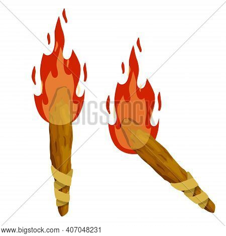 Detail Wooden Fire Torch Nomer 53