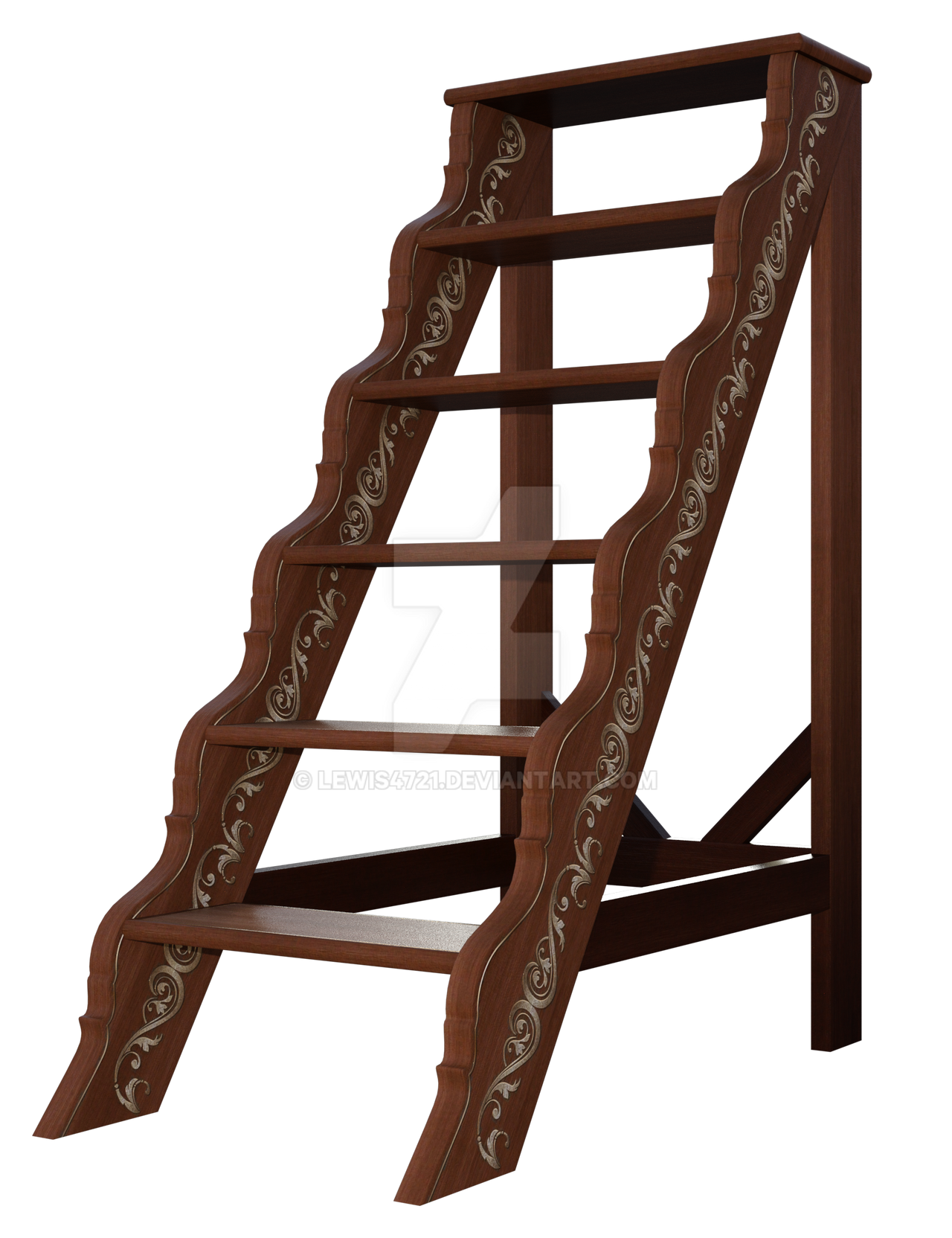 Download Wooden Ladder Png Nomer 38