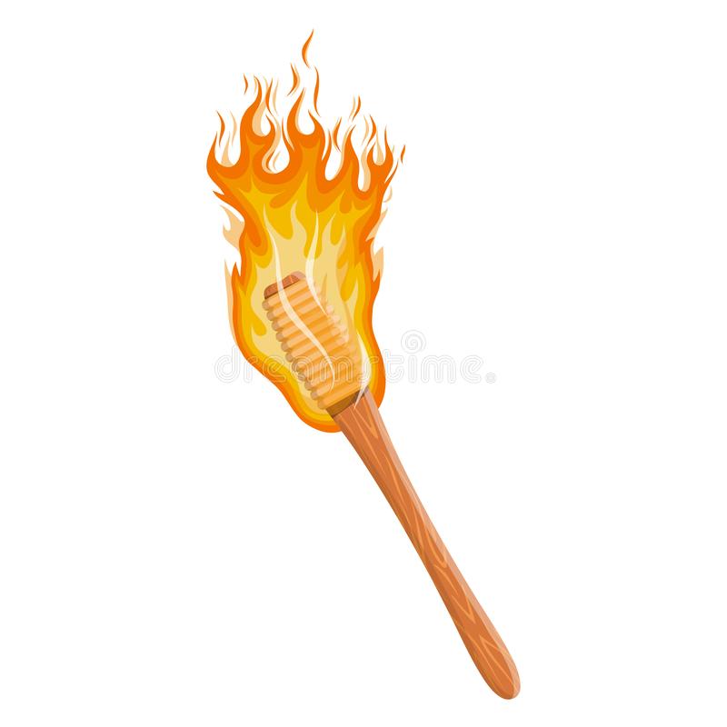 Detail Wooden Torch Clipart Nomer 11