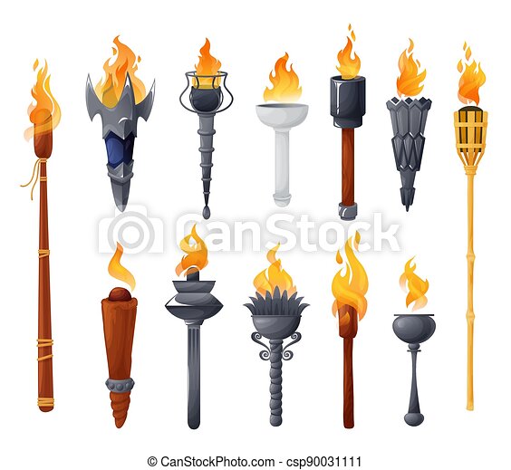 Detail Wooden Torch Clipart Nomer 23