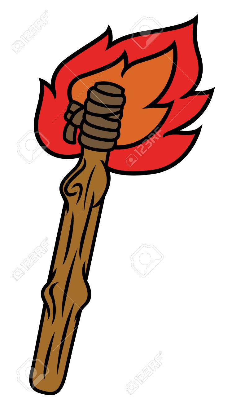 Detail Wooden Torch Clipart Nomer 10