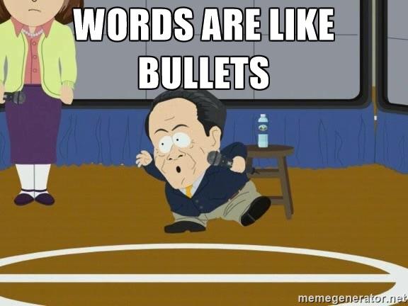Detail Words Are Like Bullets Southpark Nomer 7