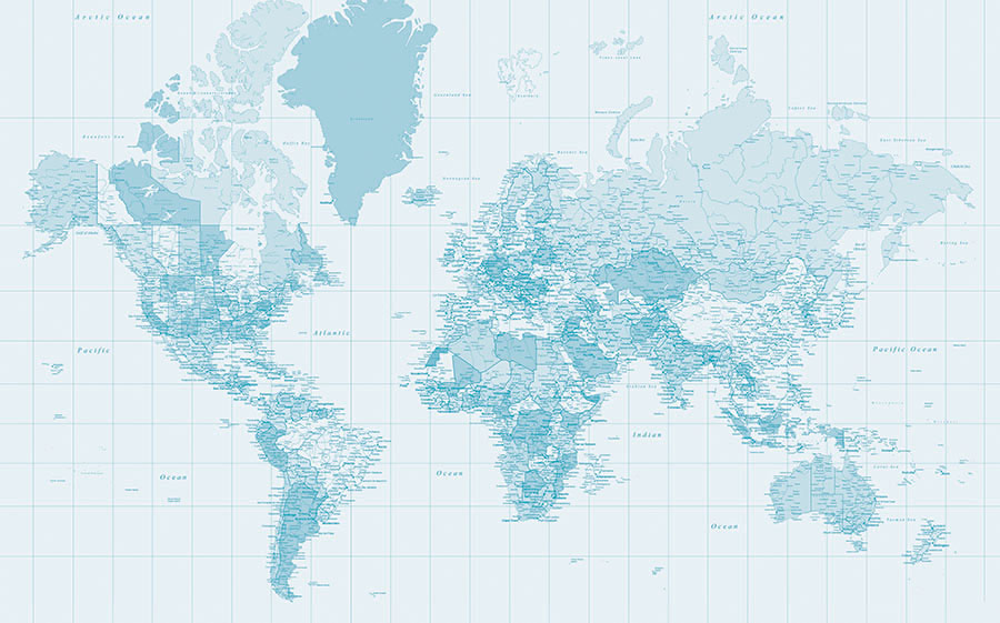 Detail World Map Aesthetic Nomer 45