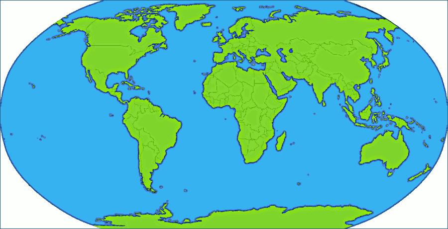 Detail World Map Clip Nomer 35