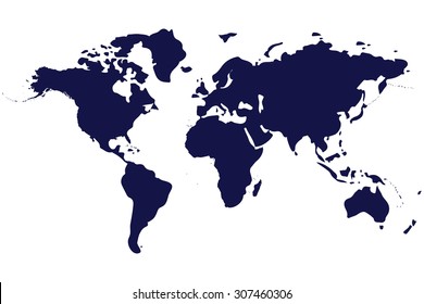 Detail World Map Clipart Nomer 2