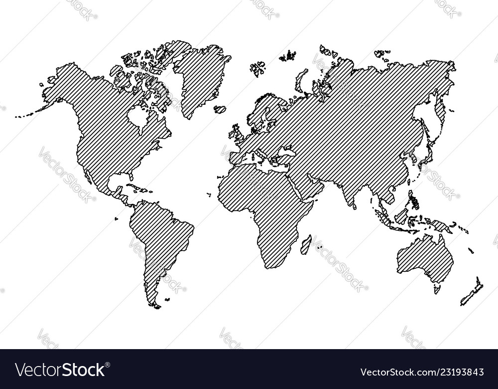 Detail World Map Copyright Free Nomer 28