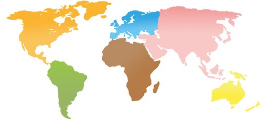 Detail World Map Copyright Free Nomer 6