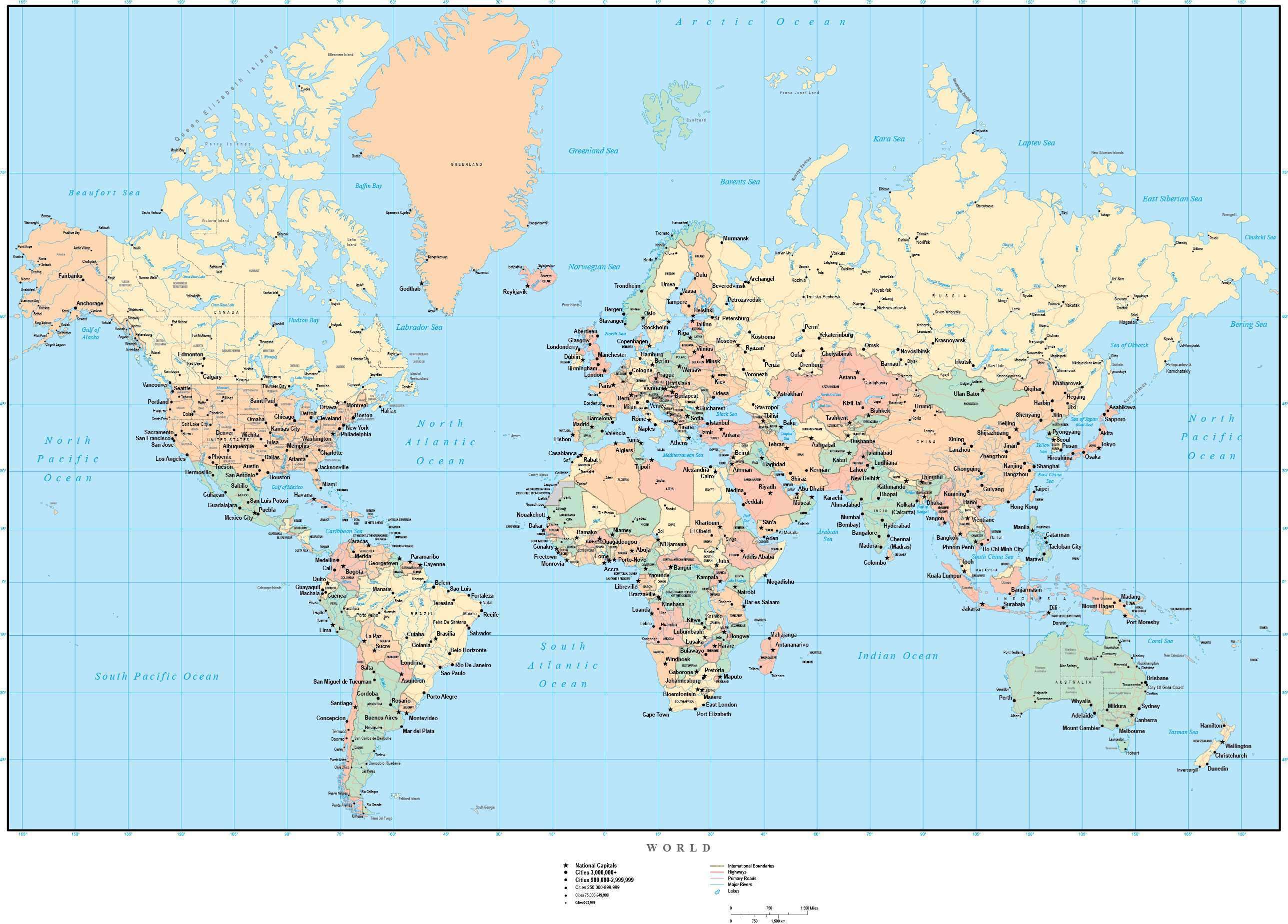 Detail World Map Download Nomer 37