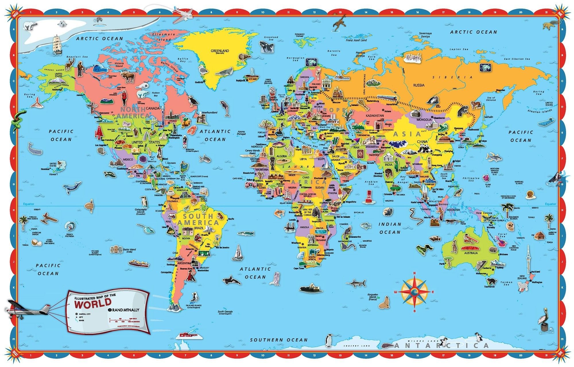 Detail World Map Downloadable Free Nomer 31