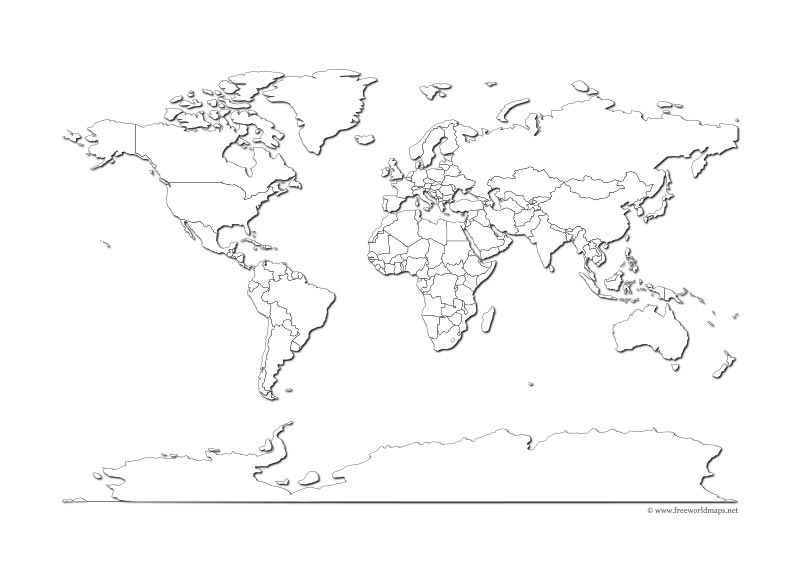 Detail World Map Downloadable Free Nomer 32