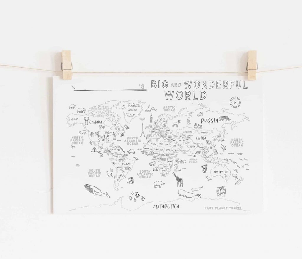 Detail World Map Downloadable Free Nomer 42