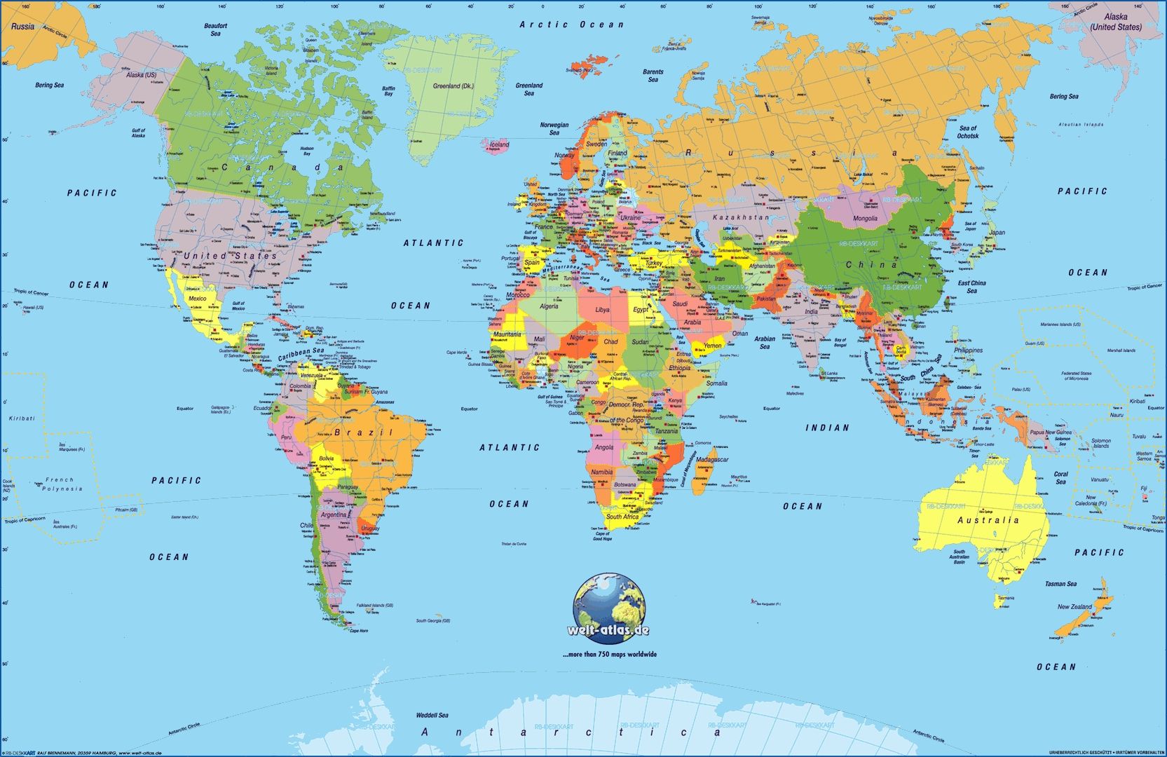 Detail World Map Free Download Nomer 16