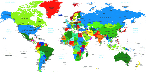 Detail World Map Free Download Nomer 20