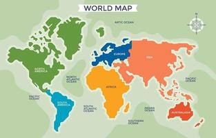Detail World Map Free Downloading Nomer 30