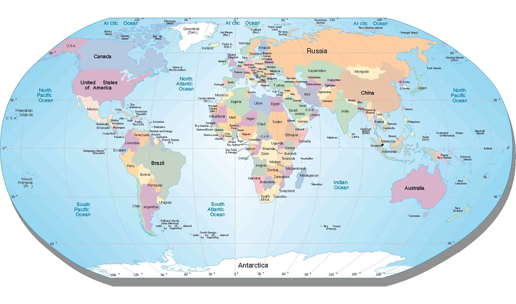Detail World Map Hd Nomer 44