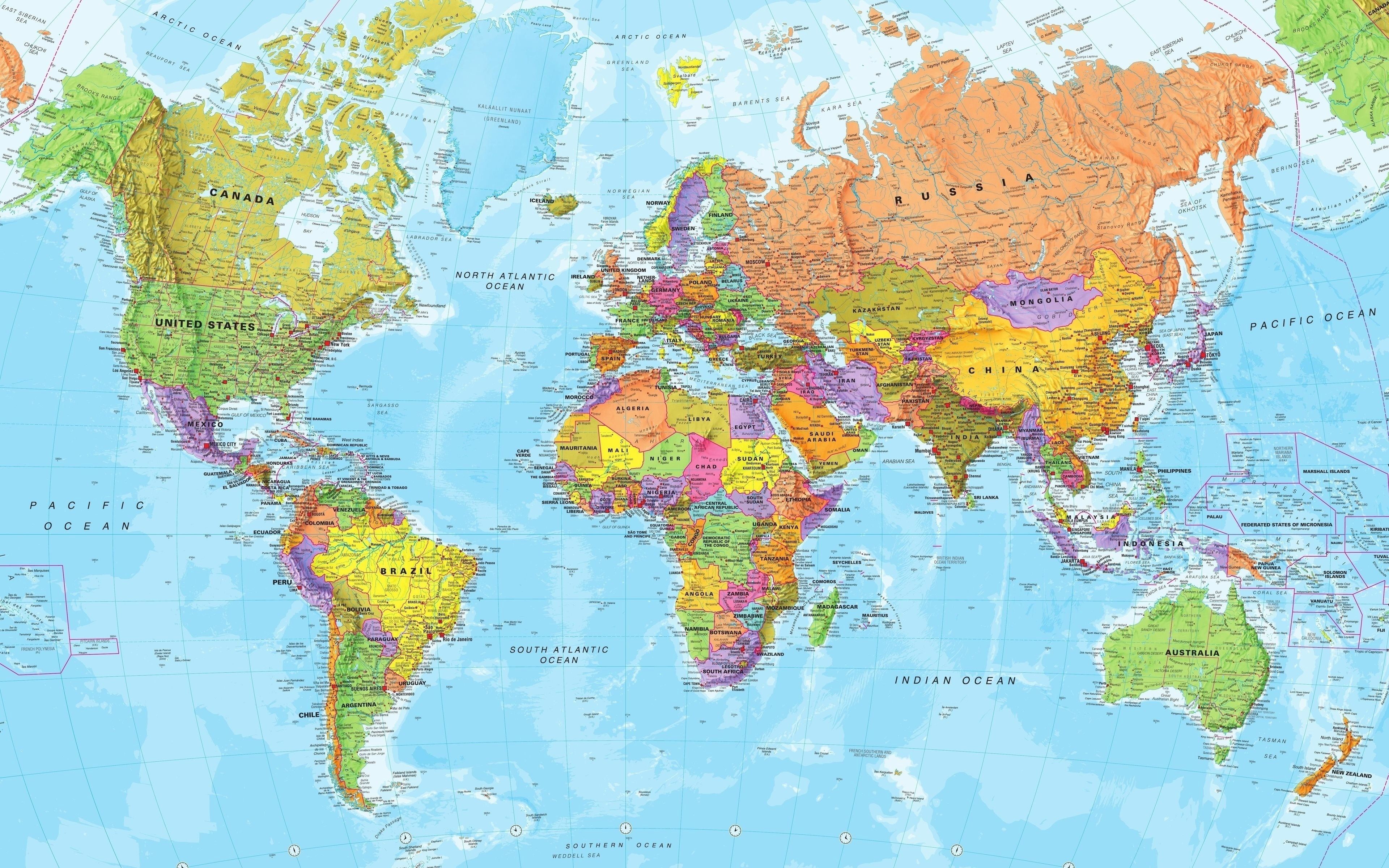 Detail World Map Hd Download Nomer 5