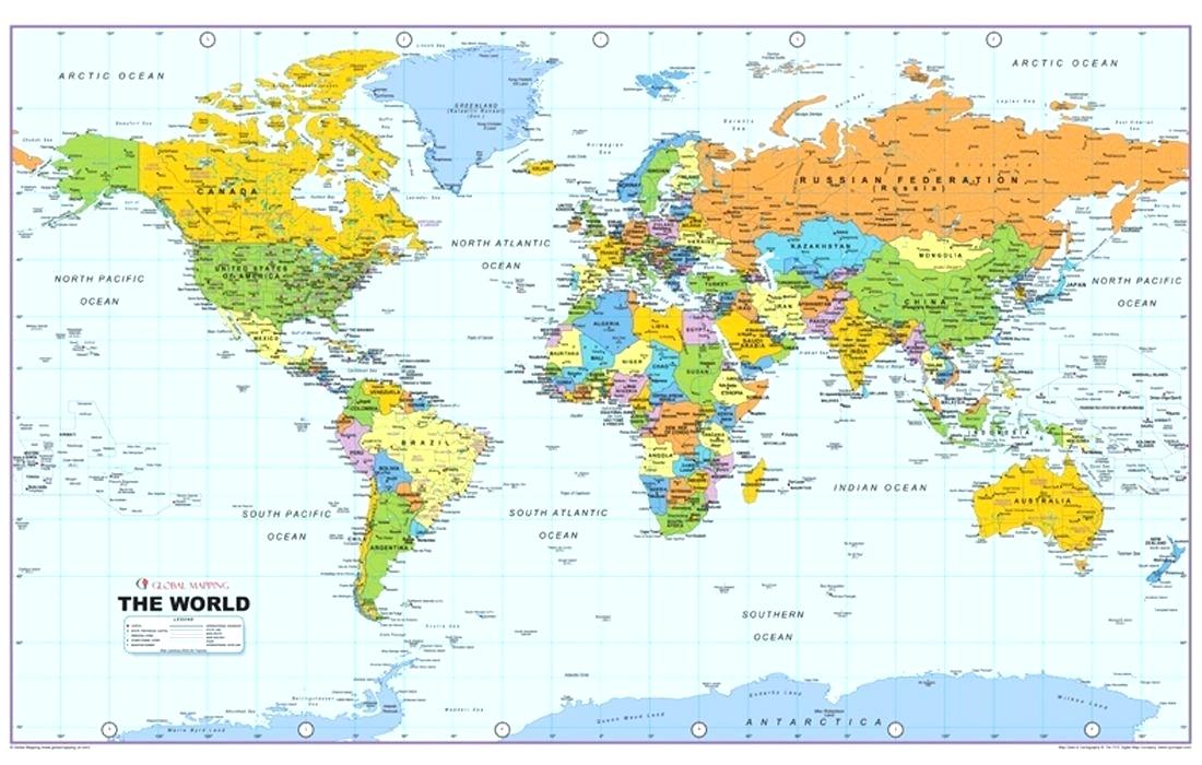 Detail World Map Hd Wallpaper Nomer 32