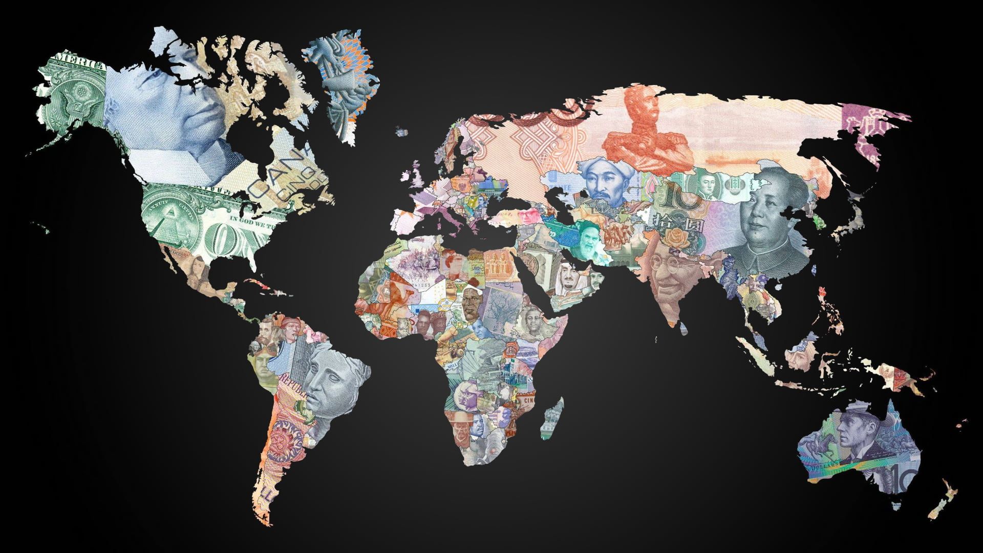 Detail World Map Hd Wallpaper Nomer 6