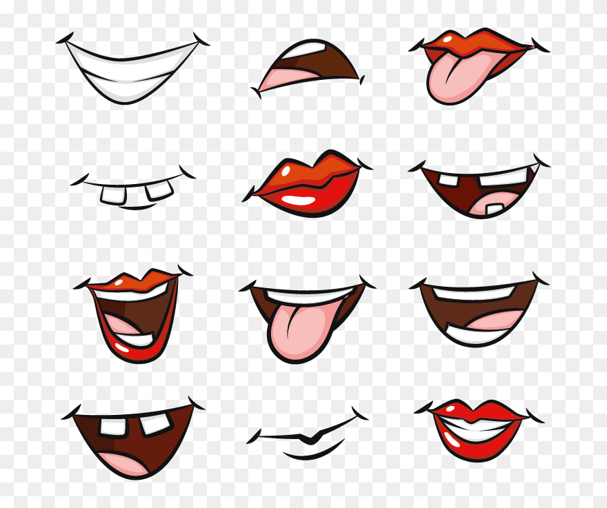 Detail Smiling Mouth Clipart Nomer 47