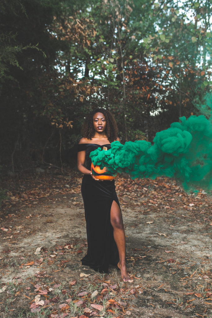 Detail Smoke Bomb Pumpkin Photography Nomer 21