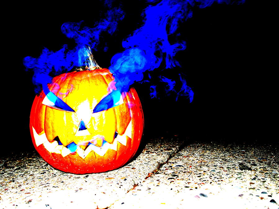 Detail Smoke Bomb Pumpkin Photography Nomer 48